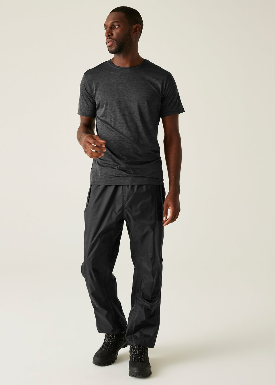 Regatta Black Active Waterproof Breathable Isolite Overtrousers