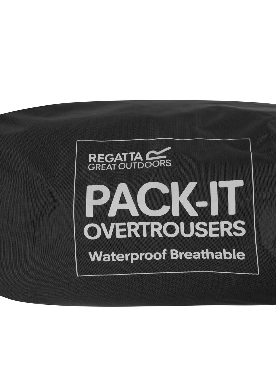 Regatta Kids Pack It Black Waterproof Breathable Isolite Overtrousers