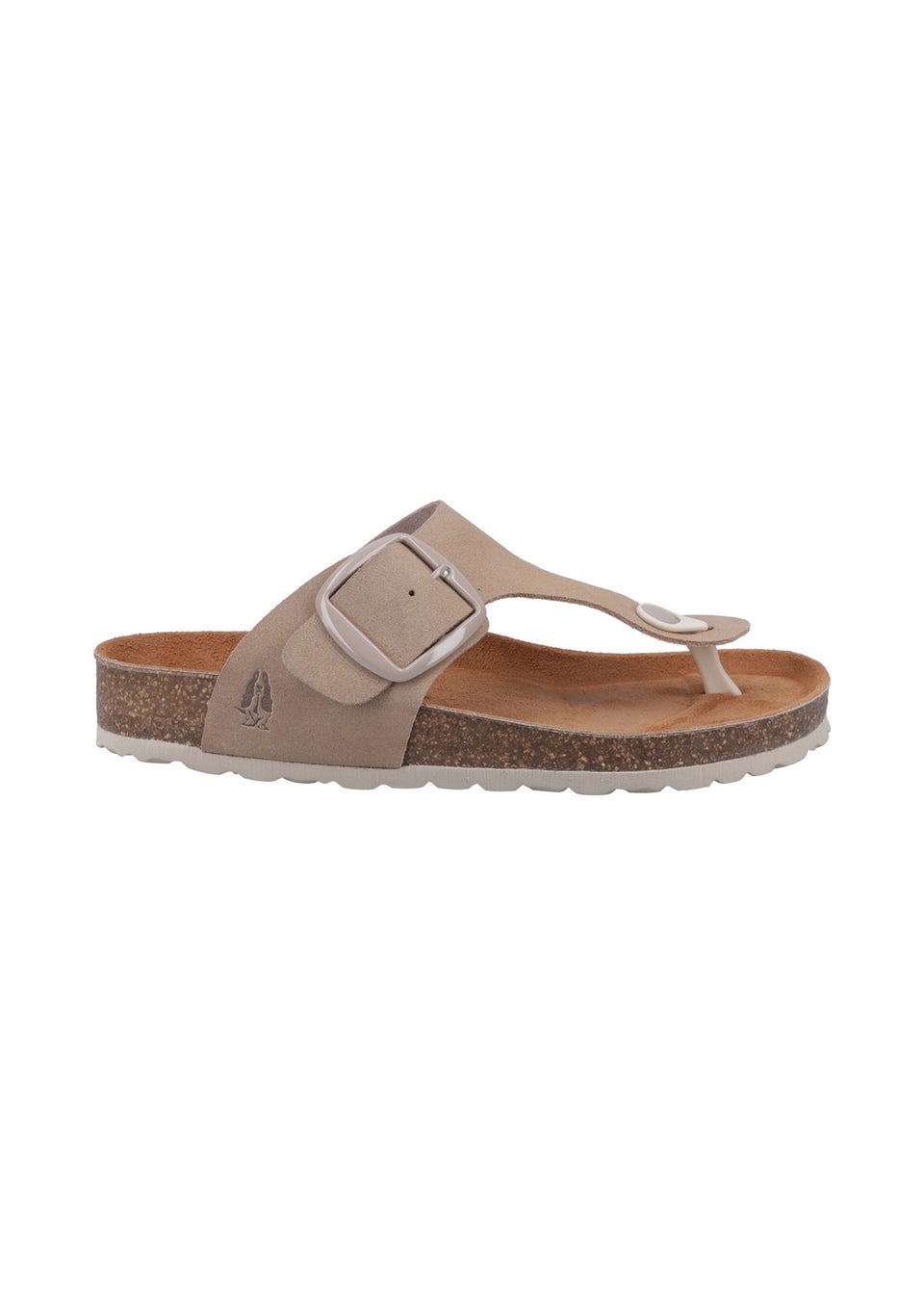 Hush Puppies Taupe Billie Toepost Sandal