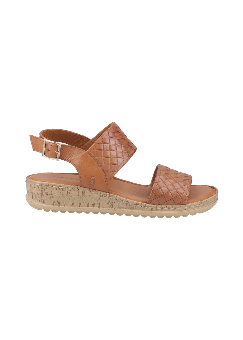 Hush Puppies Tan Ebony Wide Fit Sandal