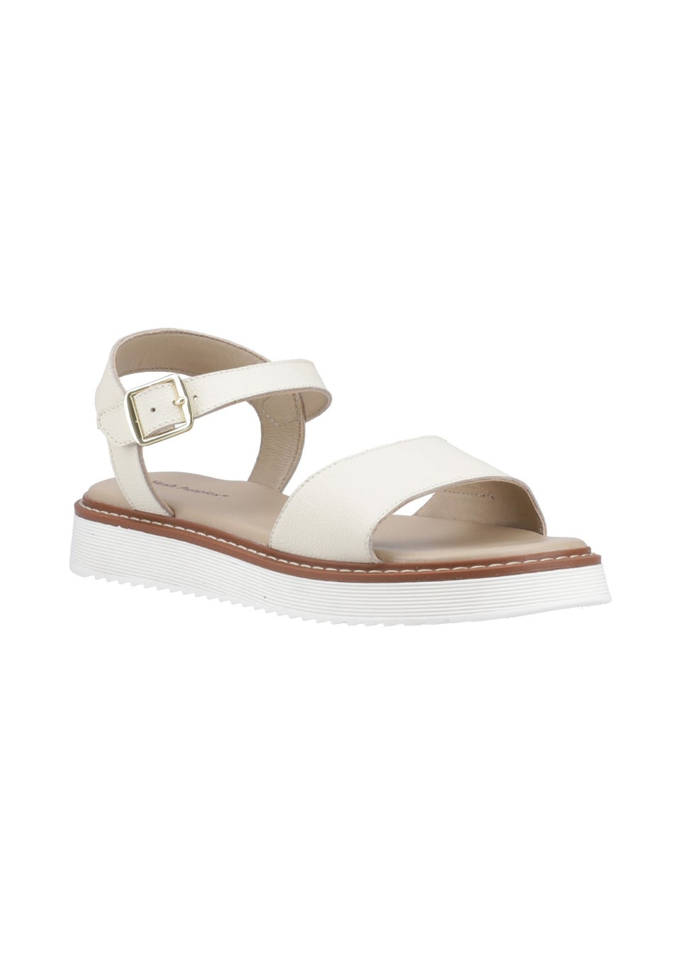 Hush Puppies Cream Cassie Sandal