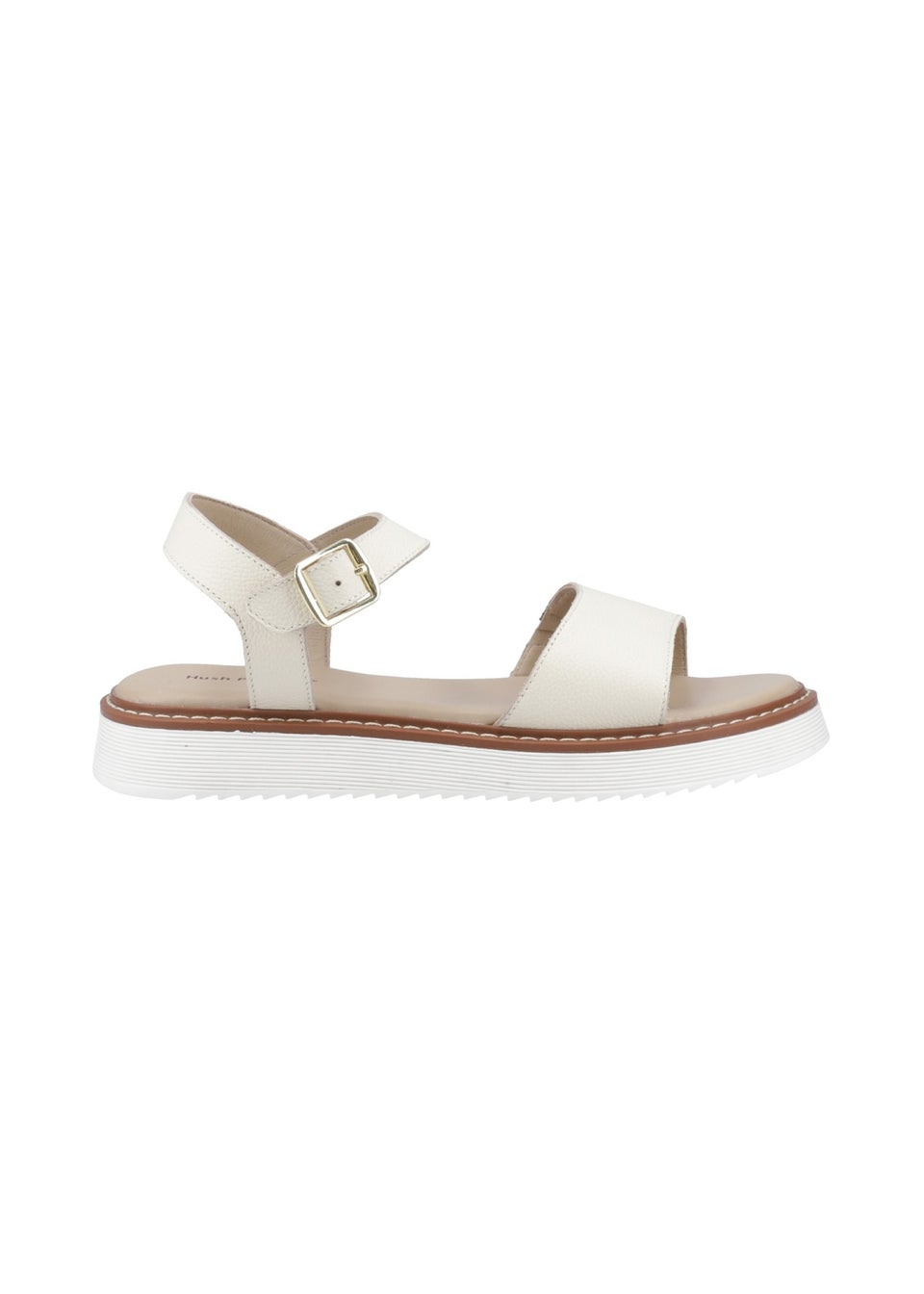 Hush Puppies Cream Cassie Sandal