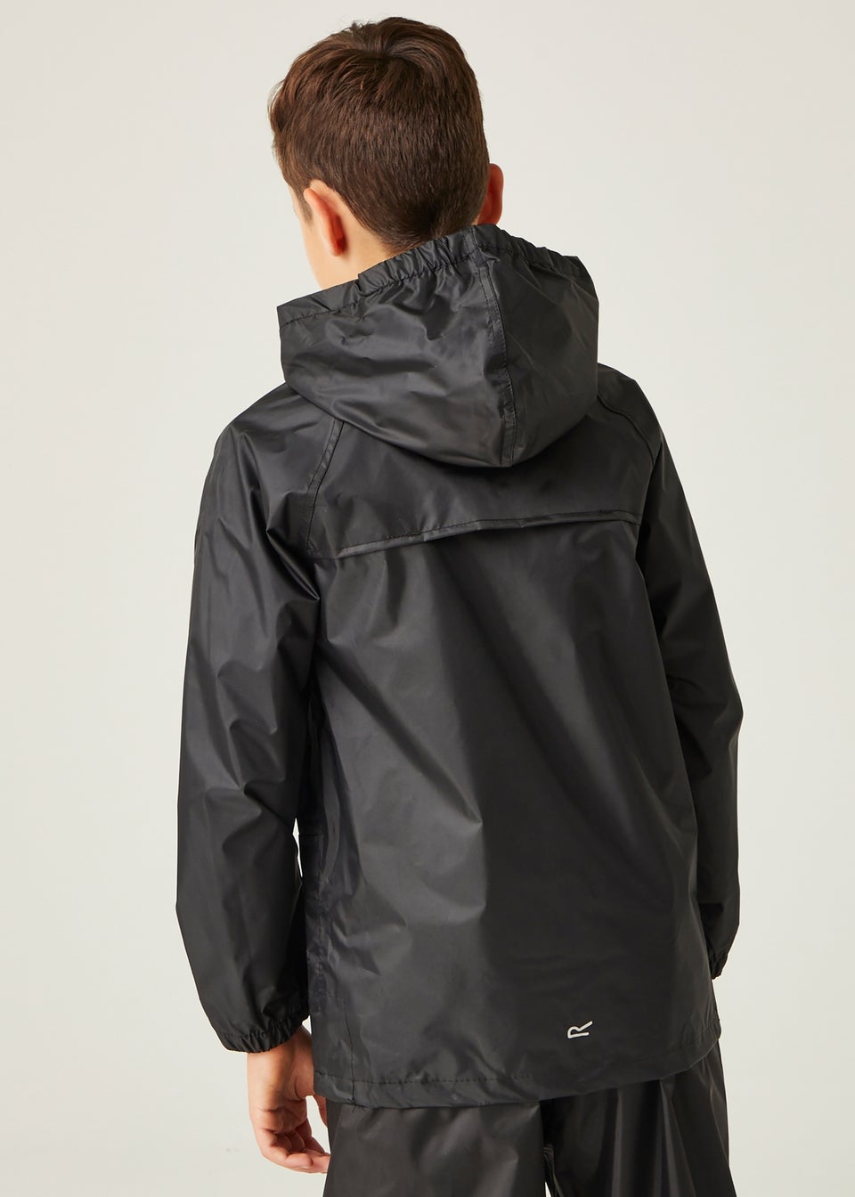 Regatta Black Kids Stormbreak Waterproof Hydrofort Jacket (3-16 Years)