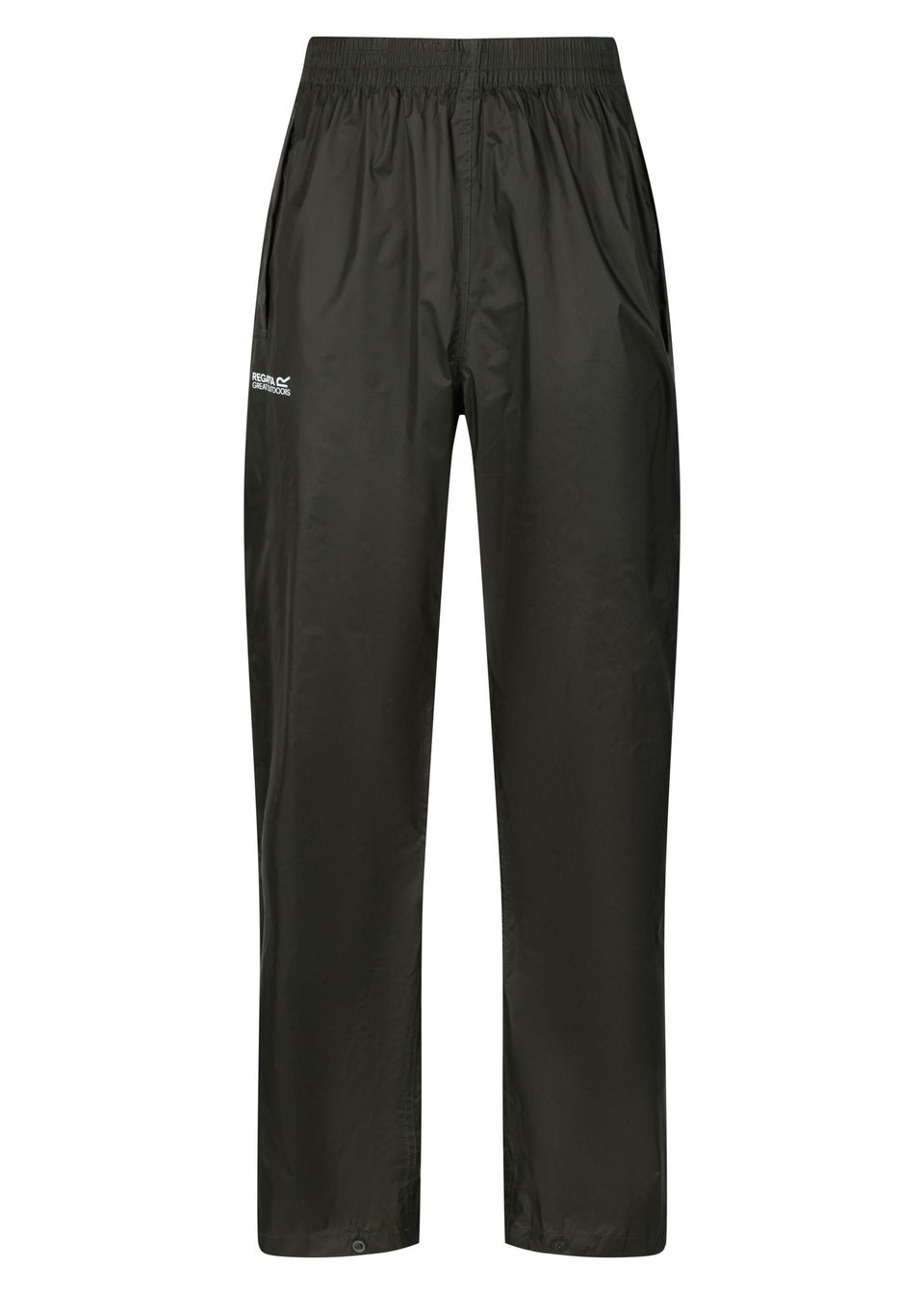 Regatta Black Pack It Waterproof Breathable Isolite Overtrousers