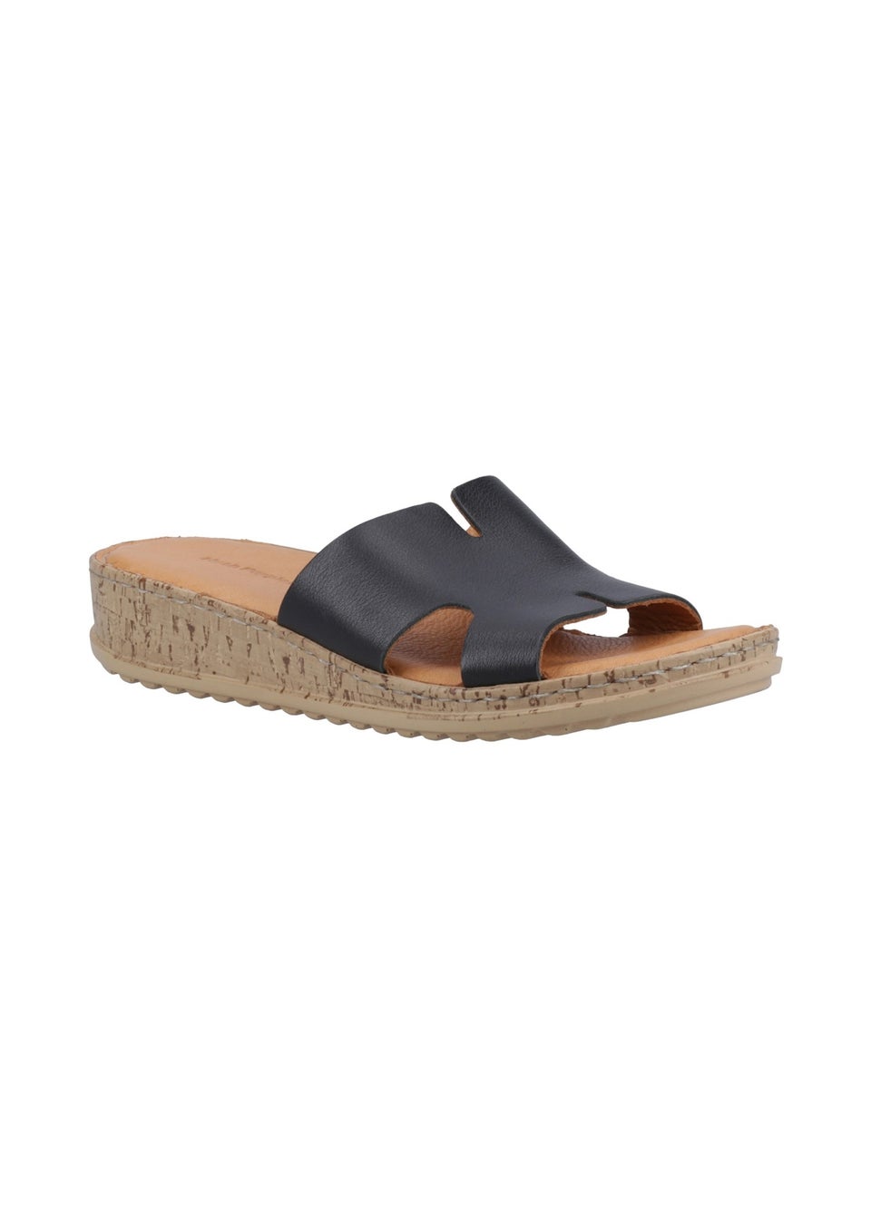 Hush Puppies Black Eloise Mule Sandal