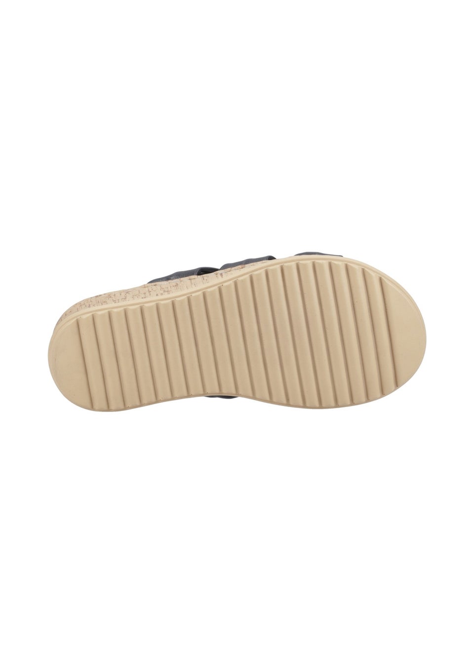 Hush Puppies Black Eden Wide Fit Sandal