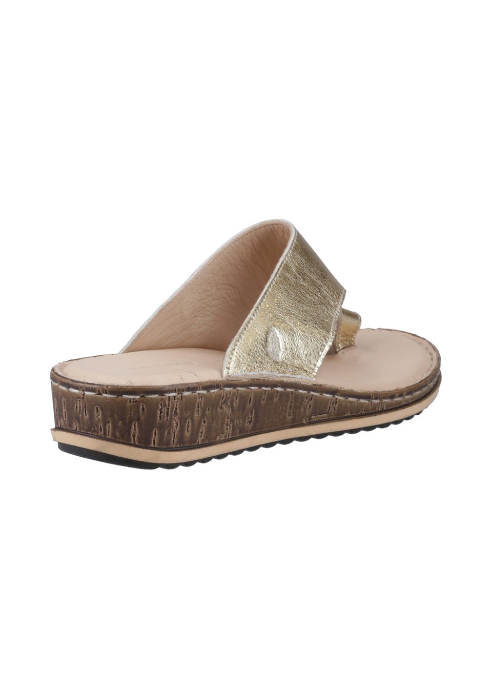 Hush Puppies Gold Elissa Toepost Sandal