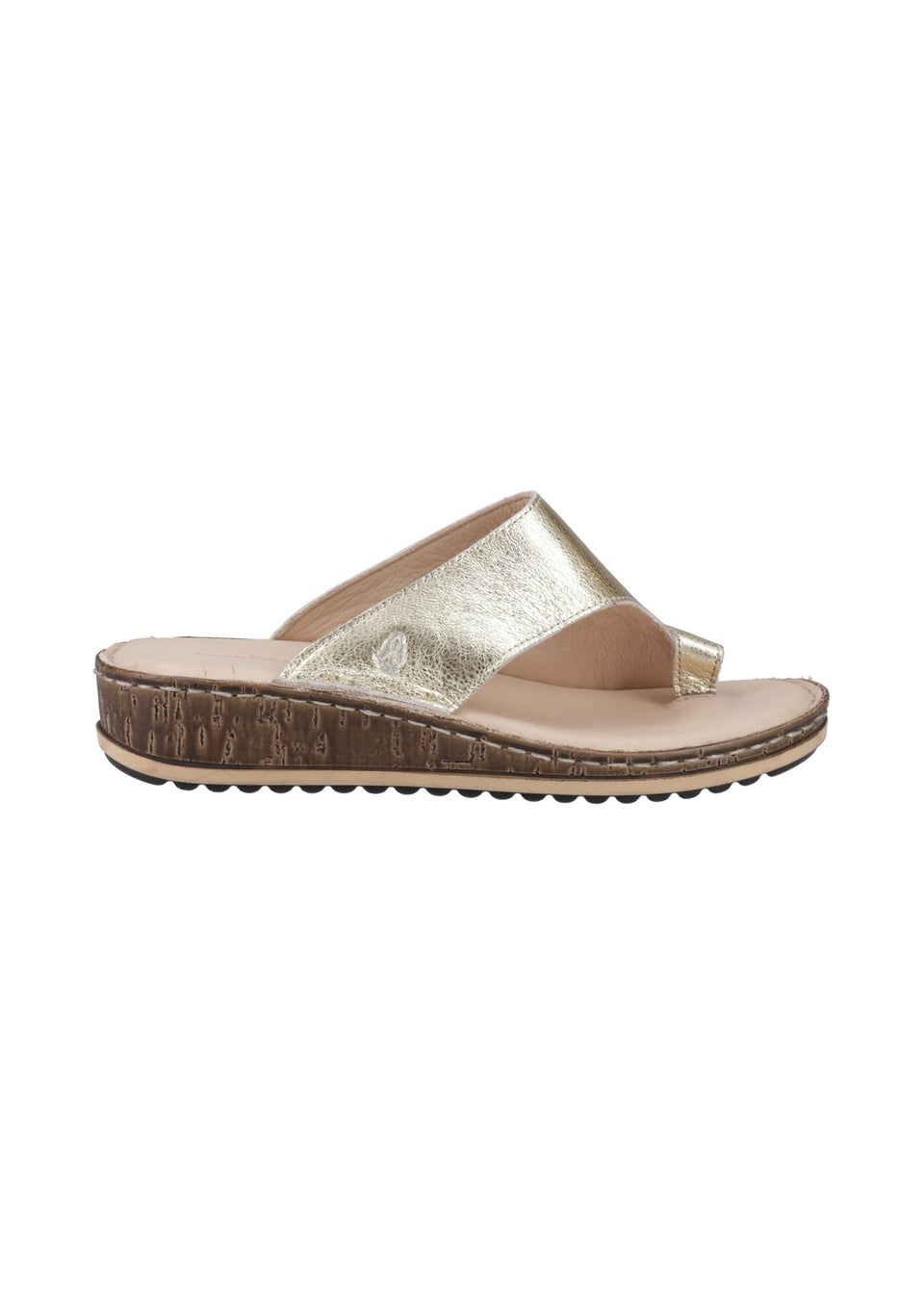 Hush Puppies Gold Elissa Toepost Sandal