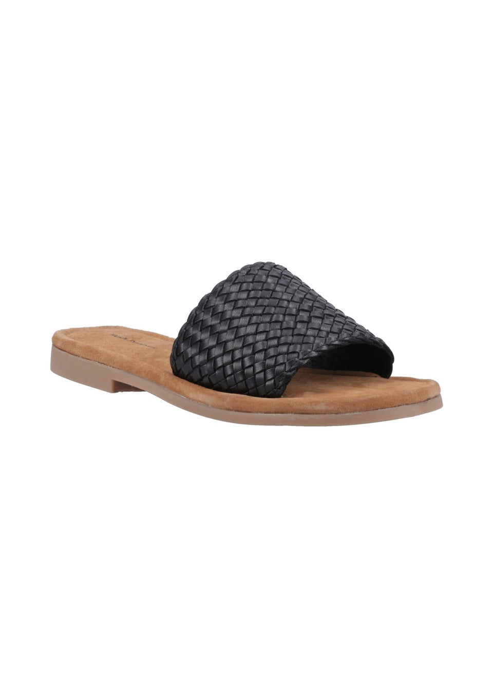 Hush Puppies Black Hetty Slide Sandal