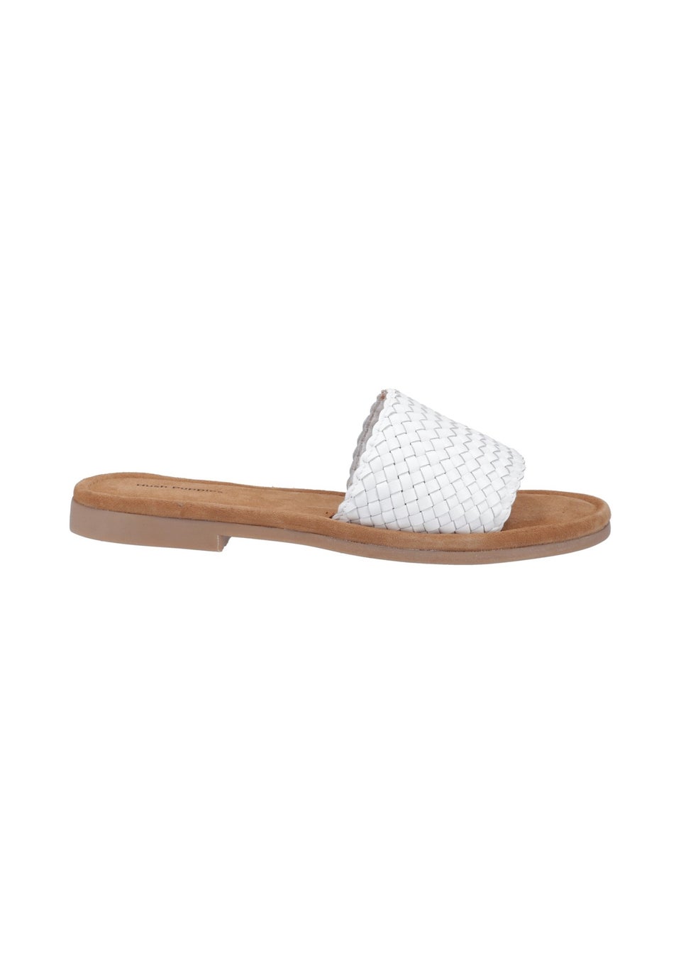 Hush Puppies White Hetty Slide Sandal