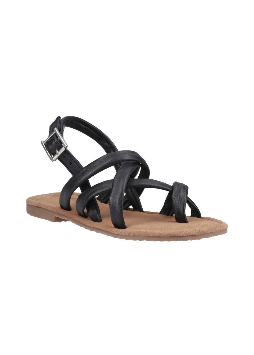 Hush Puppies Black Hope Sandal