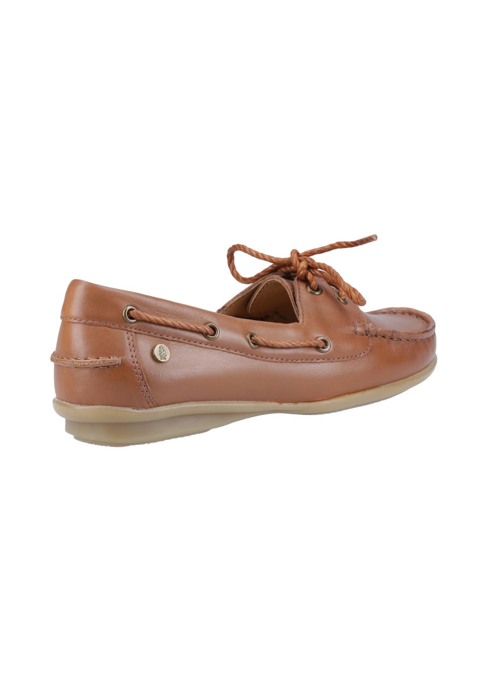 Hush Puppies Tan Irene Boat Shoe