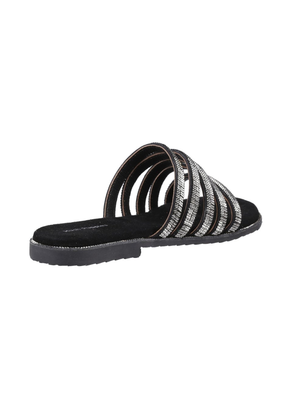 Hush Puppies Black Paris Slide Sandal