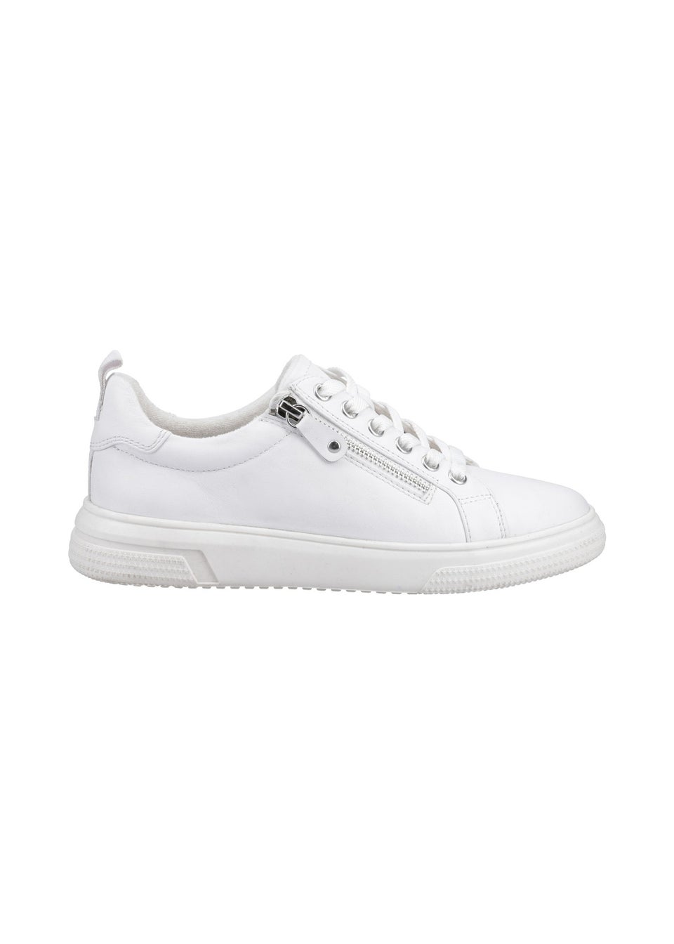 Hush Puppies White Martha Trainer