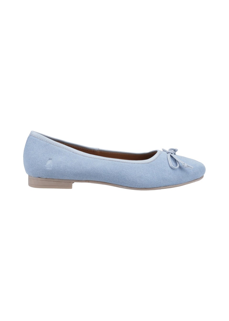 Hush Puppies Light Blue Naomi Textile Ballet