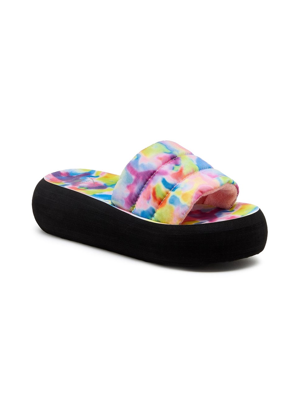 Rocket Dog Pink Splash Loyal Tie Dye Sandal