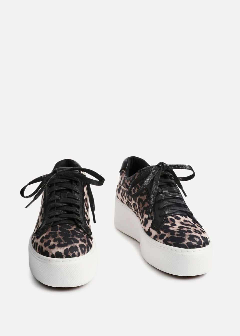Linzi Twyla Leopard Print Platform Trainer