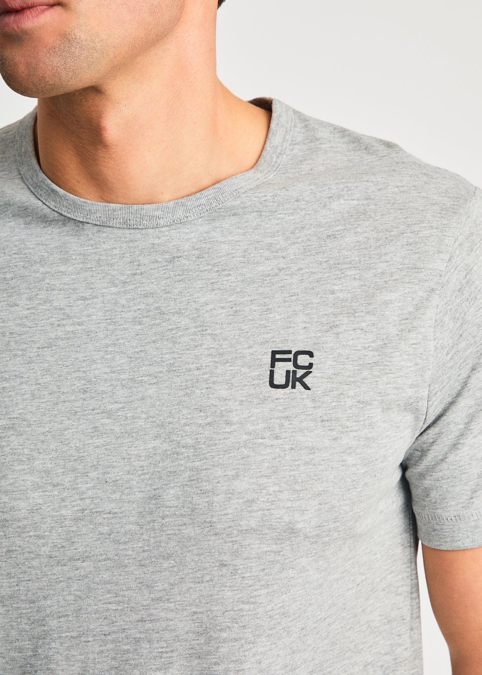 French Connection Black Cotton Crew Neck  T-Shirts 3 Pack