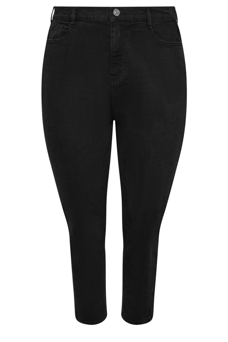 Yours Curve Black Mom Jeans
