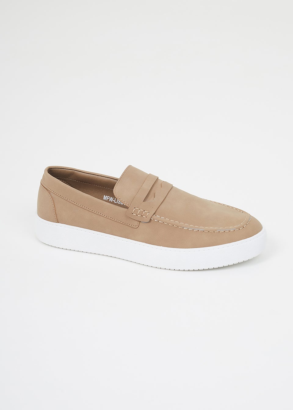 Brave Soul Taupe Faux Suede Loafers