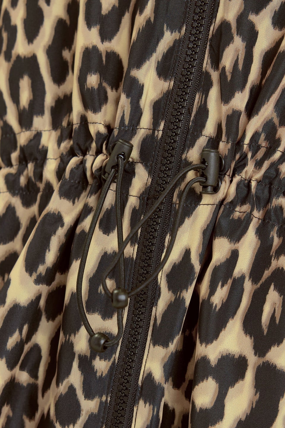 Yours Curve Brown Leopard Print Longline Parka Jacket