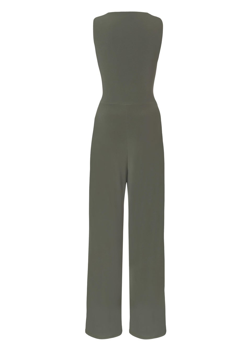 Quiz Khaki Buckle Detail Jumpsuit