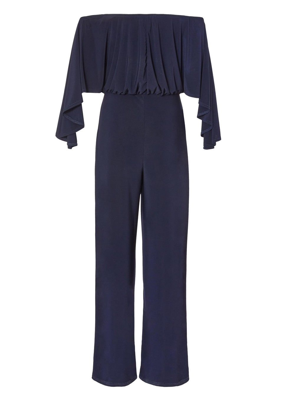 Quiz Navy Bardot Jumpsuit