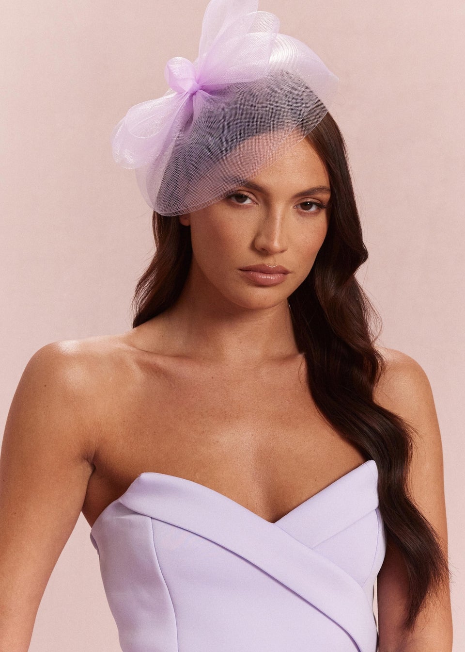 Quiz Lilac Large Bow Headband Fascinator