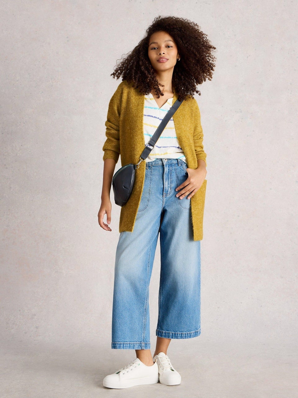 Lange Strickjacke Erin