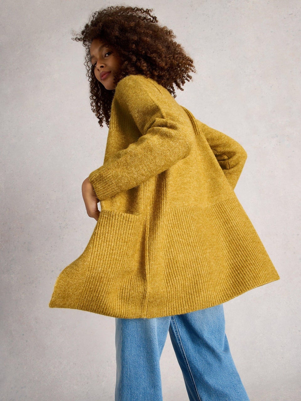 Lange Strickjacke Erin