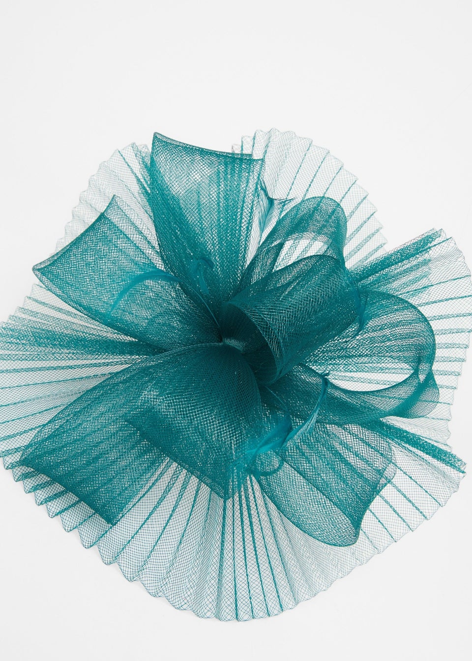 Quiz Green Pleated Headband Fascinator