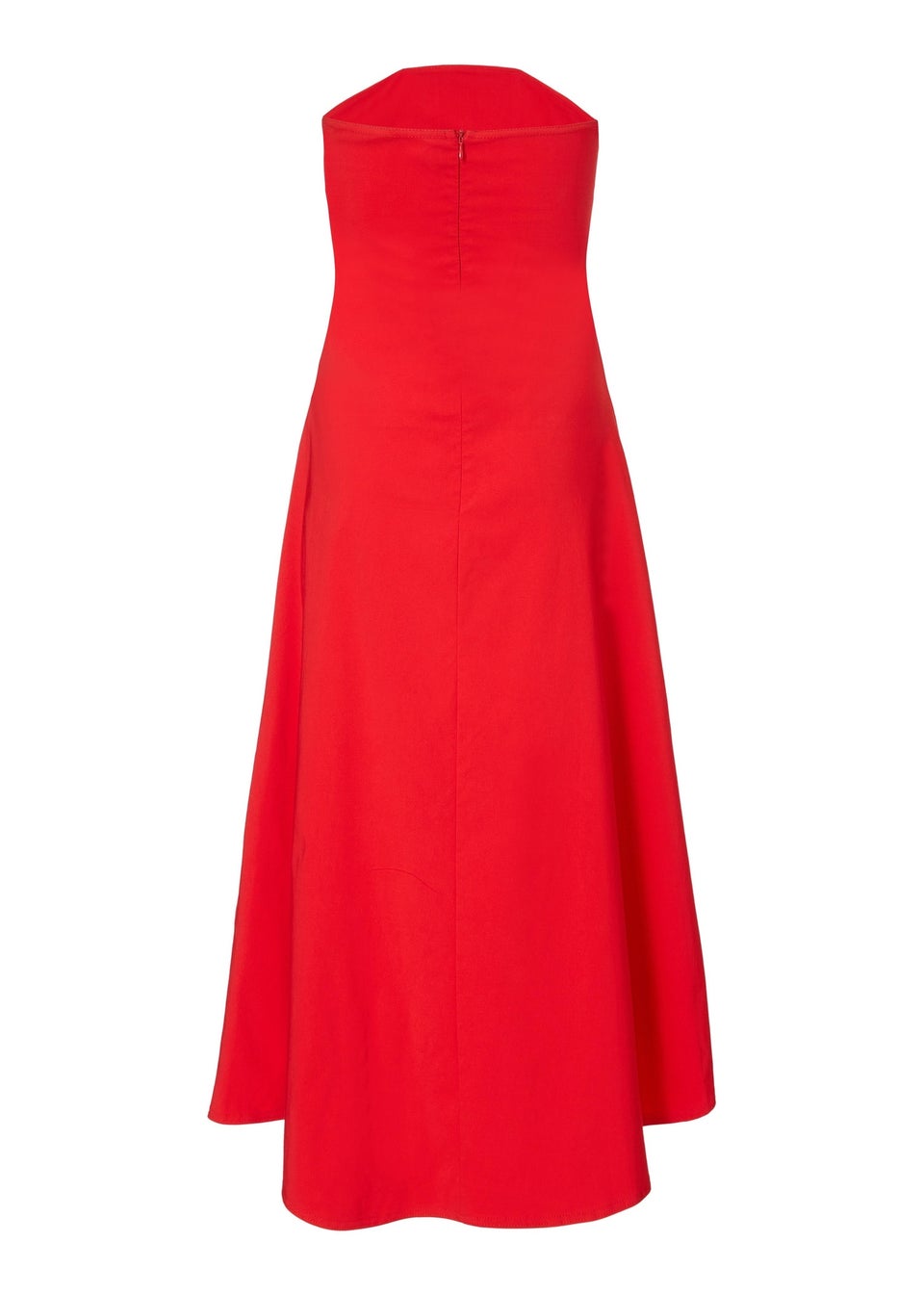 Quiz Red Bandeau Midi Dress