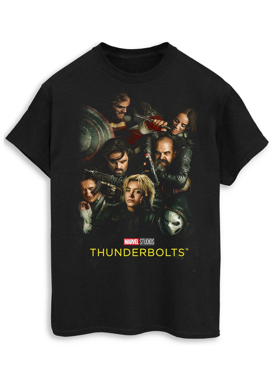 Marvel Thunderbolts* Poster Black Graphic T-Shirt