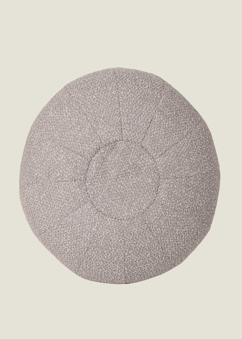 Kaikoo Dove Grey Boucle Pumpkin Drum