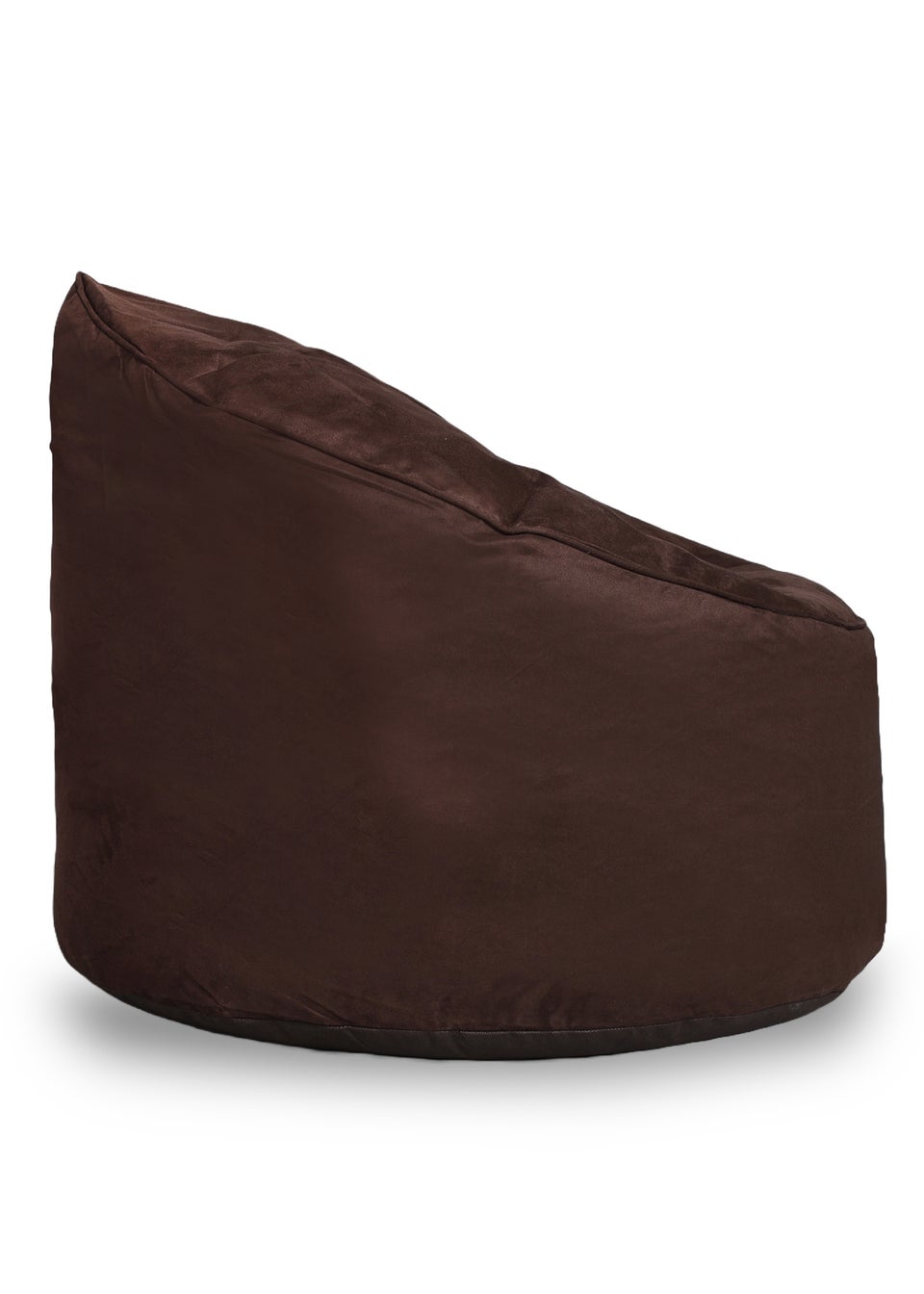 Kaikoo Brown Brushed Faux Suede Cool Chill Chair