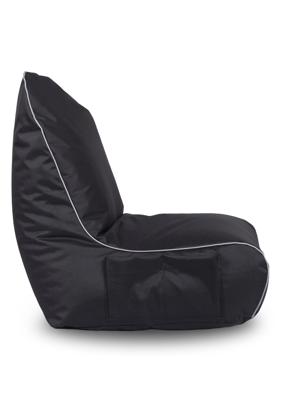 Kaikoo Black Rock Gamer Chair With Stool
