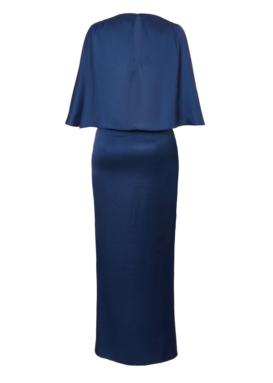 Quiz Navy Satin Maxi Dress
