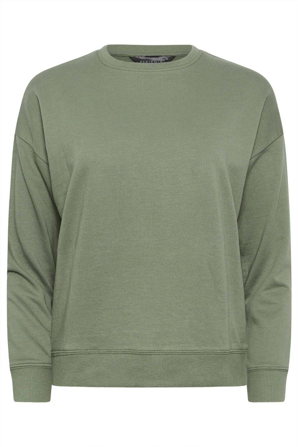 Pixiegirl Petite Sage Green Crew Neck Sweatshirt