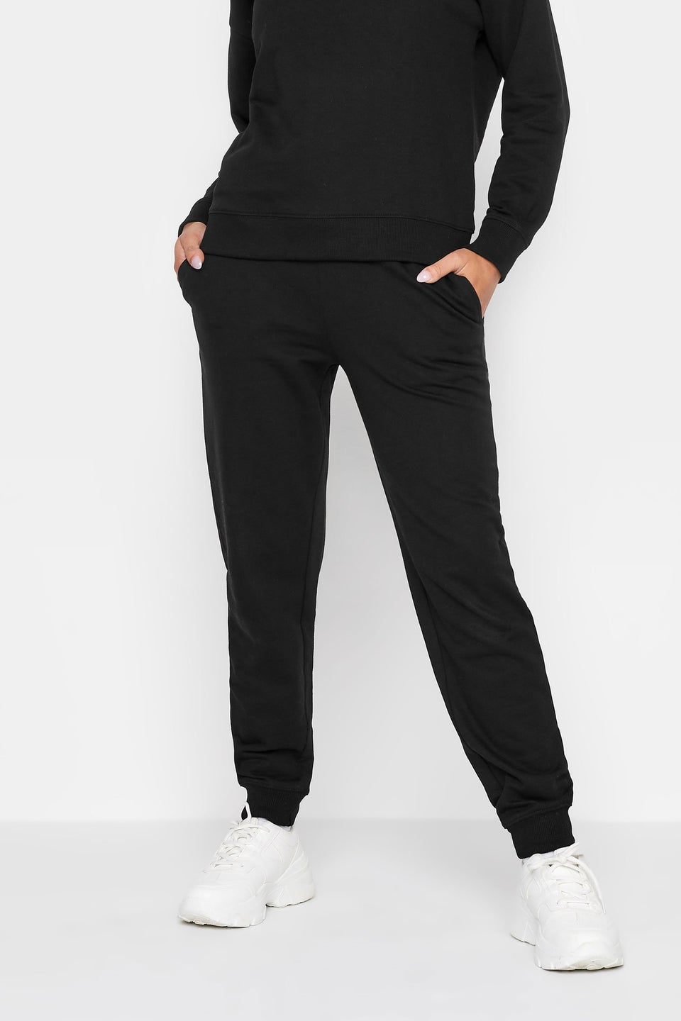 Pixiegirl Black Elasticated Waist Cuffed Joggers