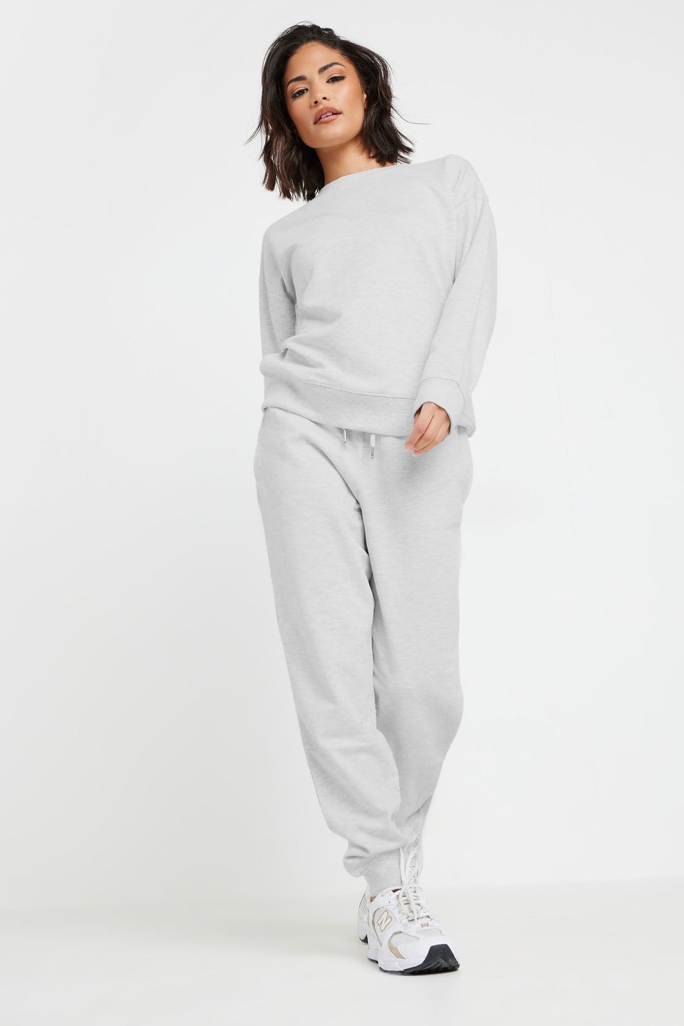 Pixiegirl Petite Grey Elasticated Waist Cuffed Joggers