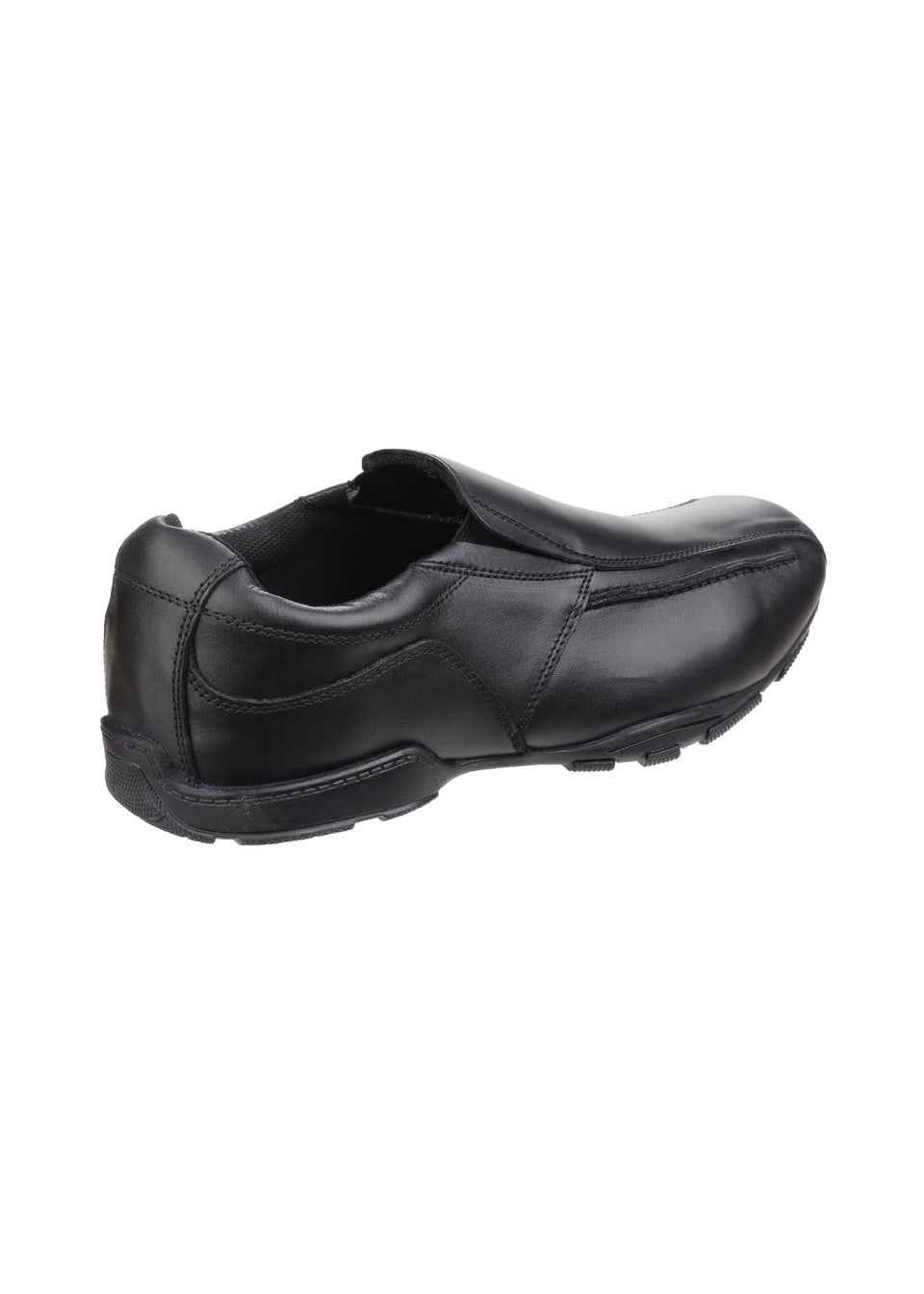 Hush Puppies Black Bespoke Senior School Shoe