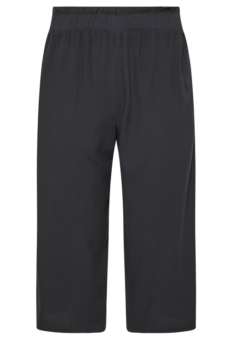 Pixiegirl Black Acid Wash Cropped Trousers