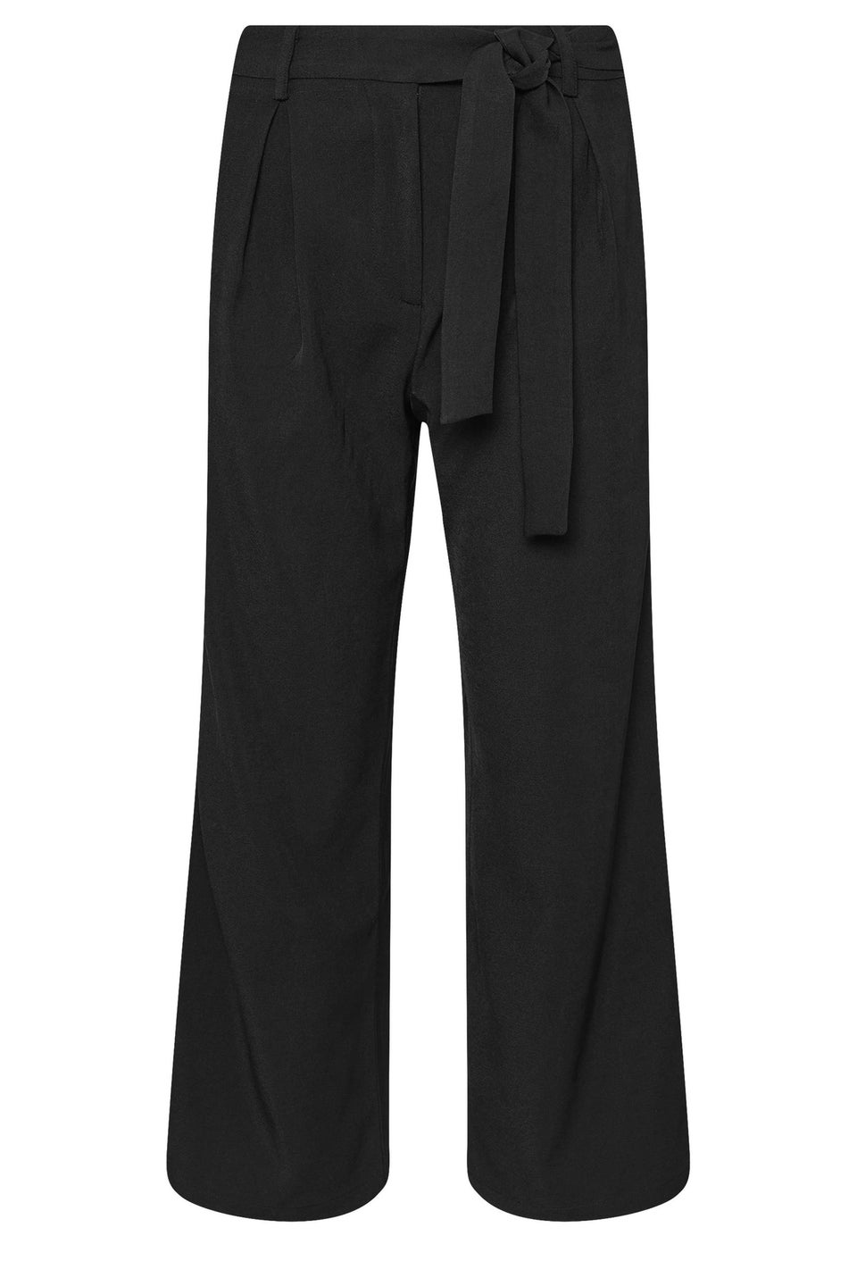 PixieGirl Petite Black Woven Side Wrap Trousers