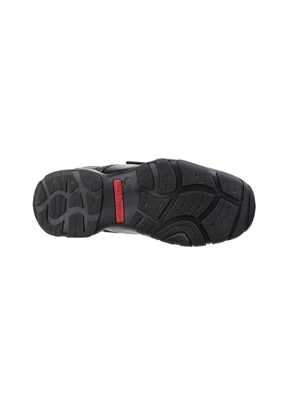Hush Puppies Black Freddy 2 Senior School Shoe