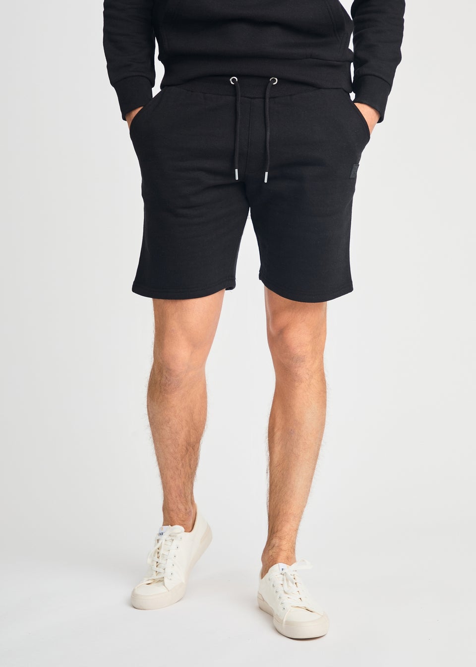 Tokyo Laundry Light Grey 2-Pack Jogger Short With Logo Badge
