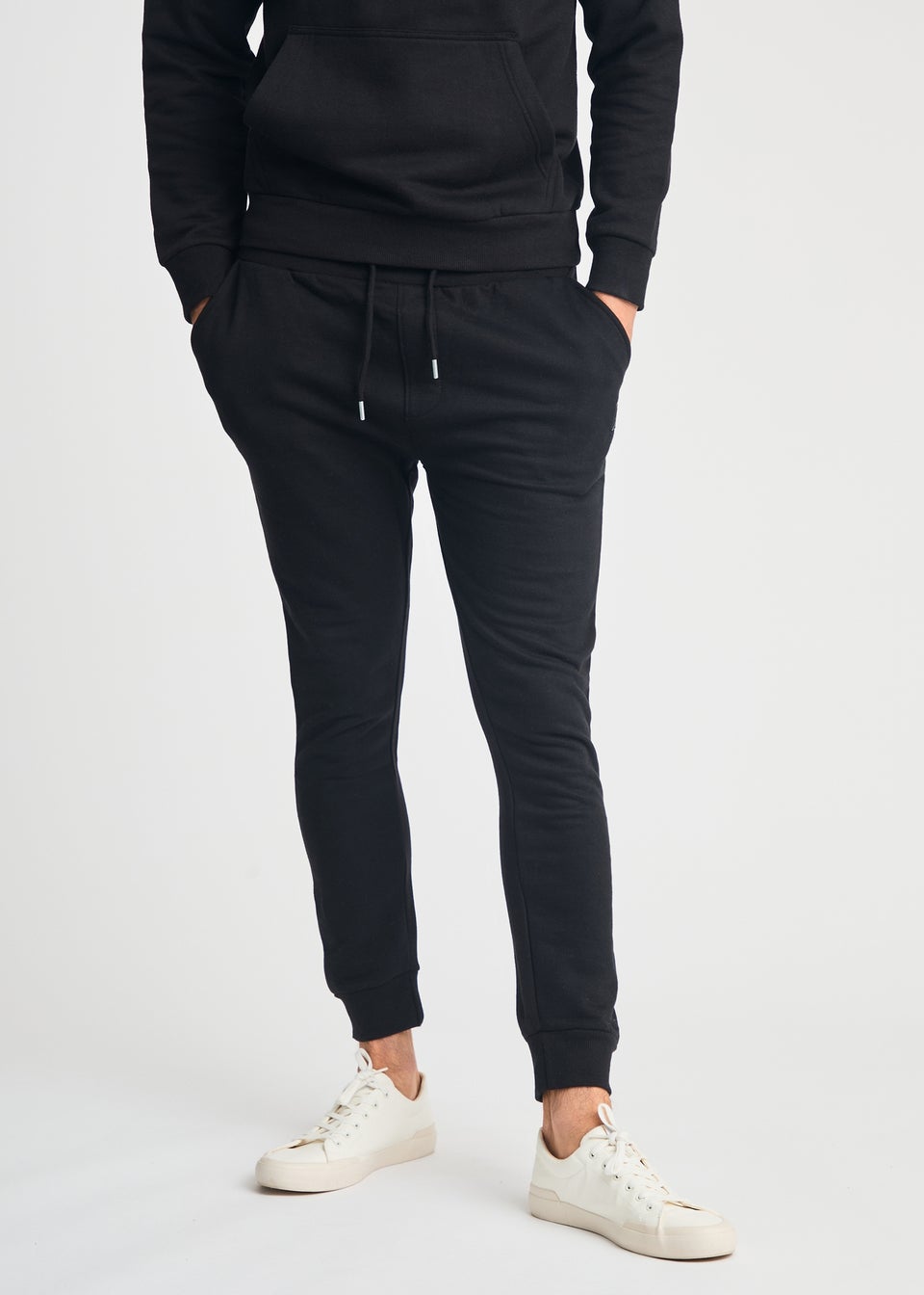 Tokyo Laundry Black 3-Pack Cuffed Joggers With Logo Badge