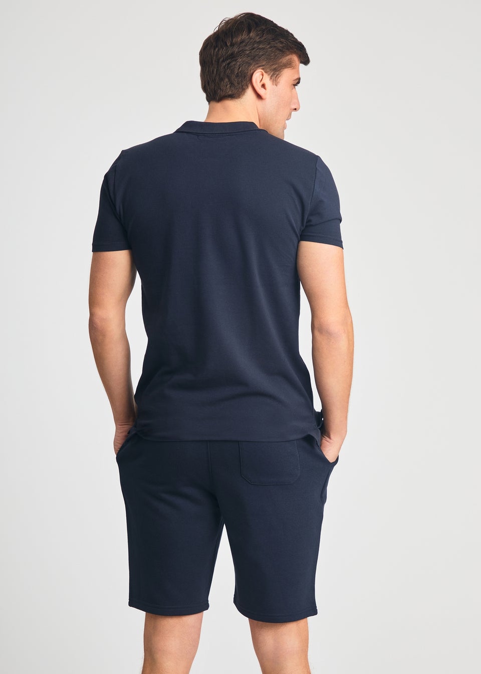 Tokyo Laundry Navy 2-Piece Polo Shirt & Shorts Outfit Set