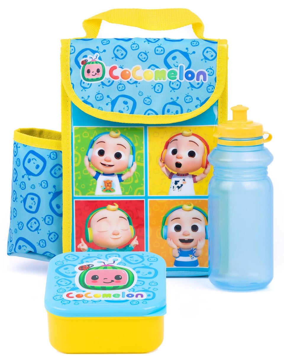 Cocomelon Lunch Bag, Snack Pot & Bottle Set