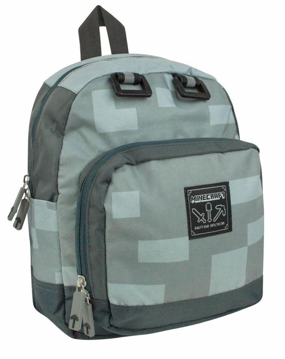 Minecraft Block Kids Silver Mini Backpack