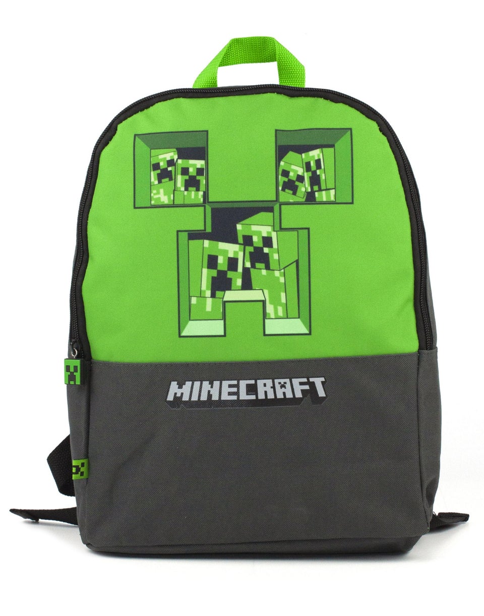 Minecraft Pixel Creeper Backpack